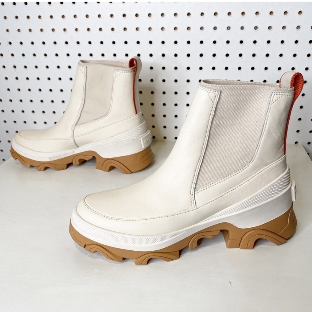 Sorel Brex Waterproof Chelsea Boots Leather Chunky